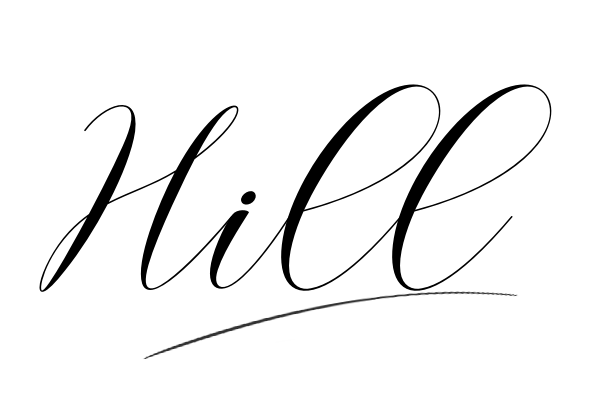 The best stylish Hill name signature simple easy in English
