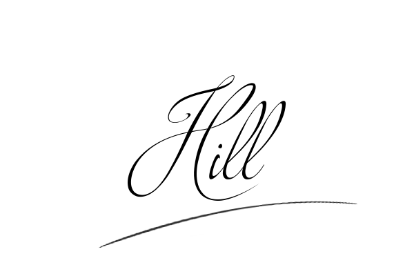 The best stylish Hill name signature simple easy in English