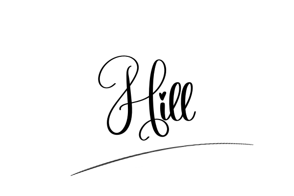 The best stylish Hill name signature simple easy in English