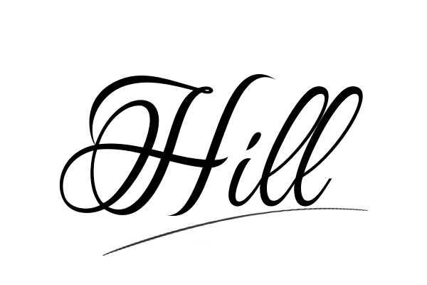The best stylish Hill name signature simple easy in English