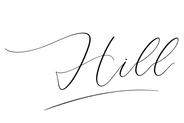 The best stylish Hill name signature simple easy in English