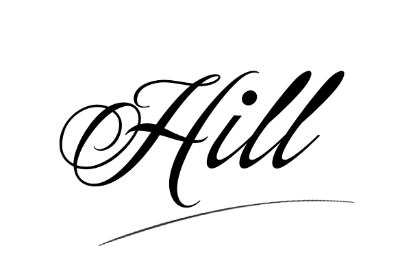 The best stylish Hill name signature simple easy in English