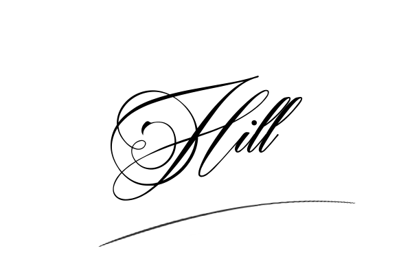 The best stylish Hill name signature simple easy in English