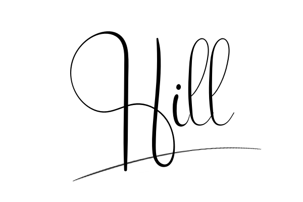 The best stylish Hill name signature simple easy in English