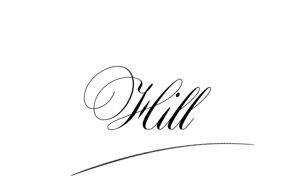 The best stylish Hill name signature simple easy in English