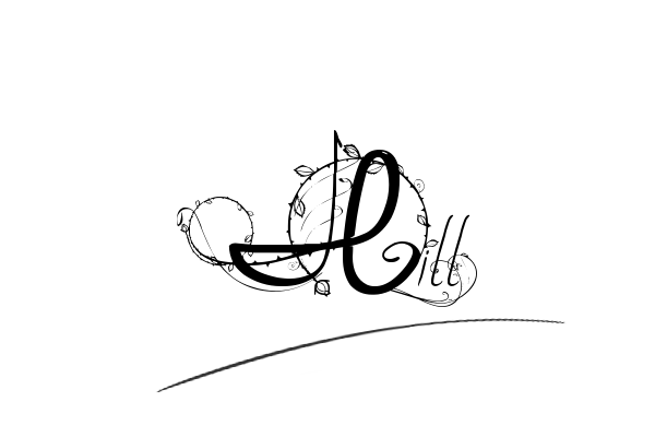 The best stylish Hill name signature simple easy in English