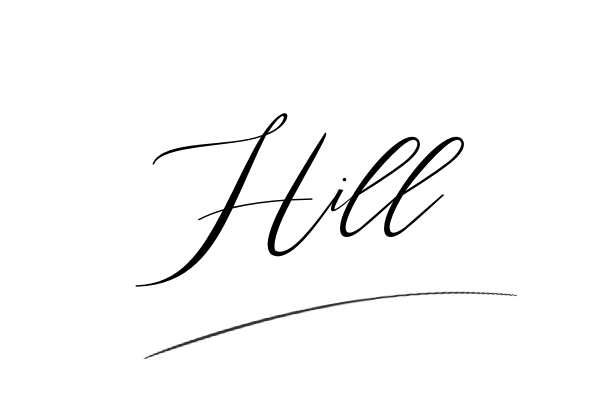 The best stylish Hill name signature simple easy in English