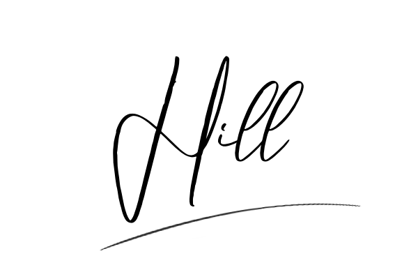 The best stylish Hill name signature simple easy in English