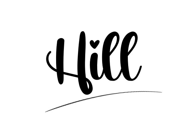 The best stylish Hill name signature simple easy in English