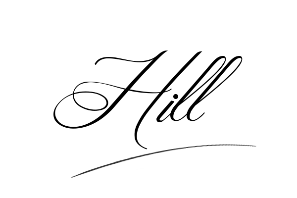 The best stylish Hill name signature simple easy in English