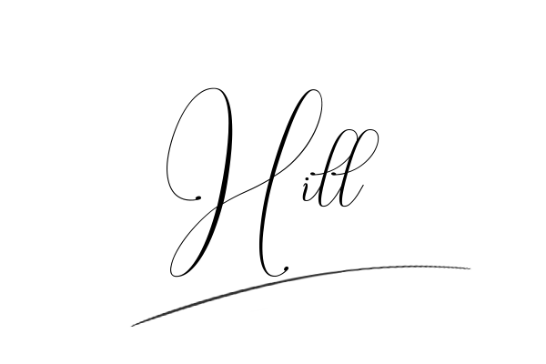 The best stylish Hill name signature simple easy in English