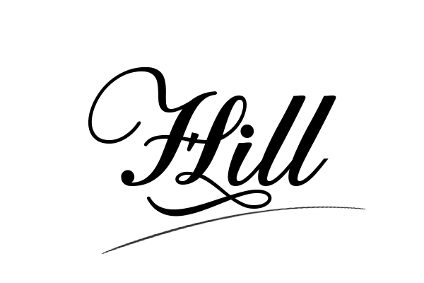 The best stylish Hill name signature simple easy in English