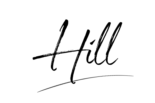 The best stylish Hill name signature simple easy in English