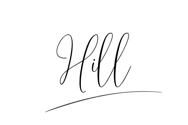 The best stylish Hill name signature simple easy in English