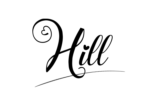 The best stylish Hill name signature simple easy in English