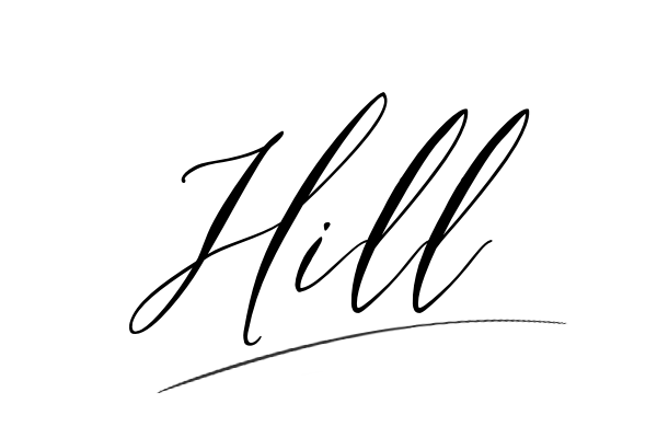 The best stylish Hill name signature simple easy in English