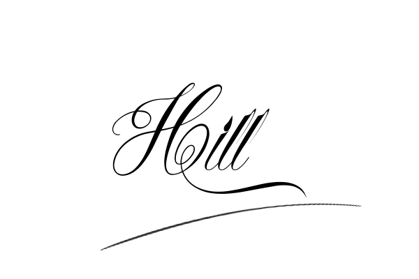 The best stylish Hill name signature simple easy in English