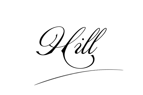 The best stylish Hill name signature simple easy in English