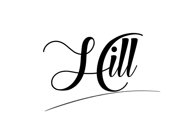 The best stylish Hill name signature simple easy in English