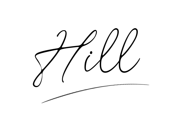 The best stylish Hill name signature simple easy in English