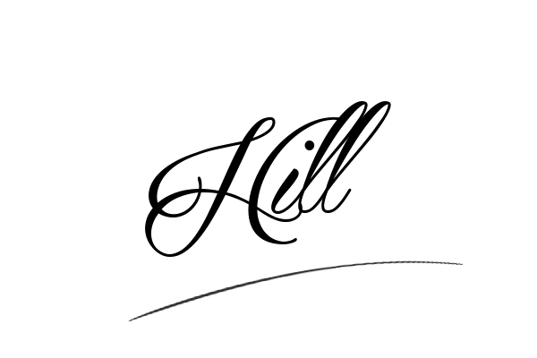 The best stylish Hill name signature simple easy in English
