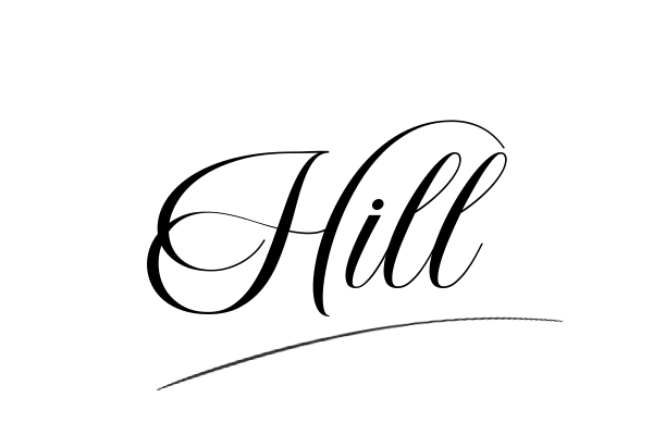The best stylish Hill name signature simple easy in English
