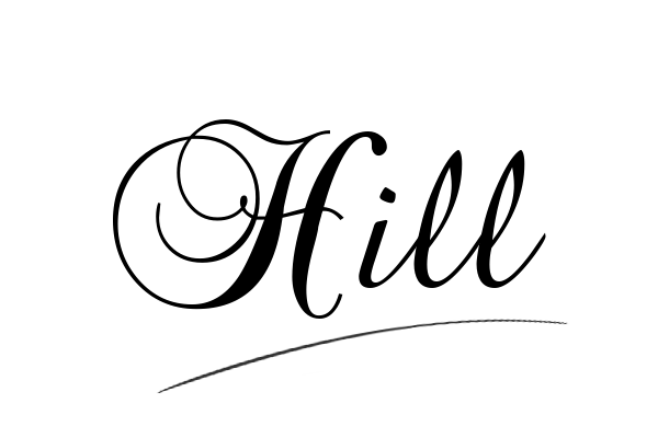 The best stylish Hill name signature simple easy in English