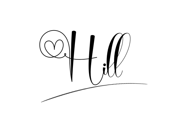 The best stylish Hill name signature simple easy in English