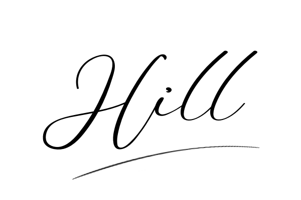 The best stylish Hill name signature simple easy in English
