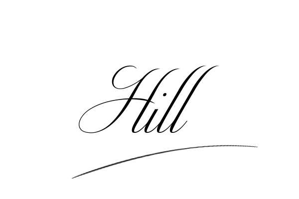 The best stylish Hill name signature simple easy in English