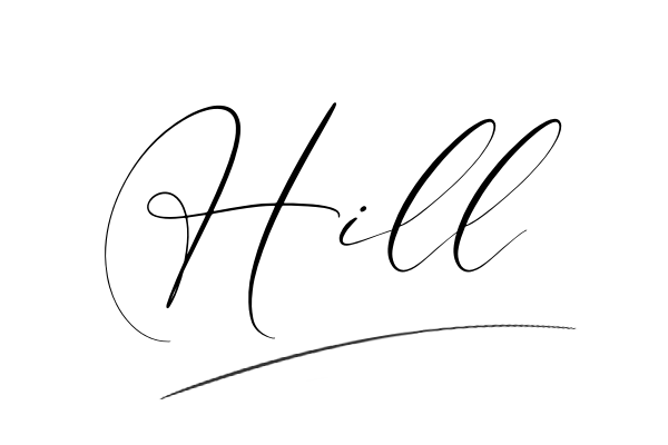 The best stylish Hill name signature simple easy in English
