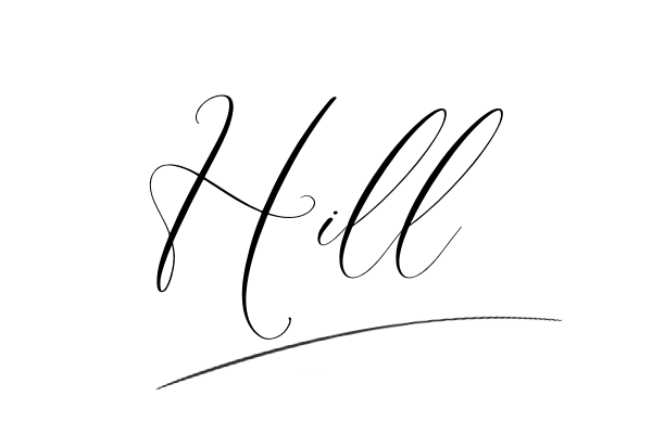The best stylish Hill name signature simple easy in English