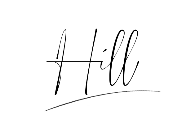The best stylish Hill name signature simple easy in English