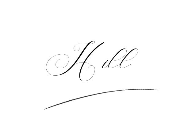 The best stylish Hill name signature simple easy in English