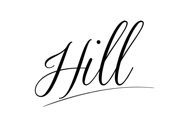 The best stylish Hill name signature simple easy in English