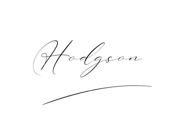 The best stylish Hodgson name signature simple easy in English