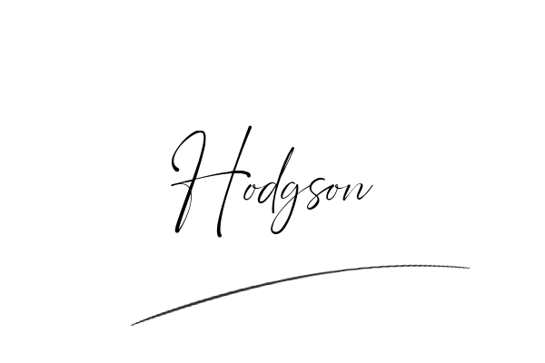 The best stylish Hodgson name signature simple easy in English