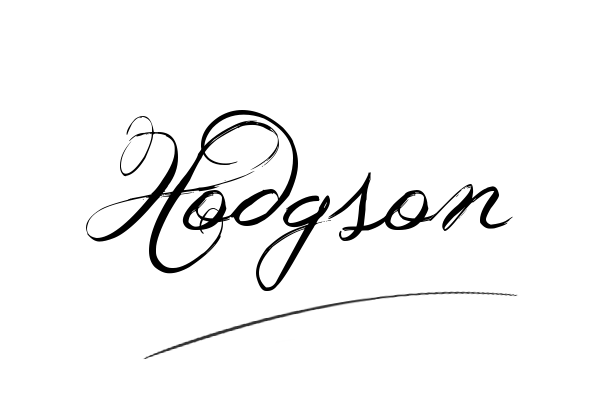 The best stylish Hodgson name signature simple easy in English