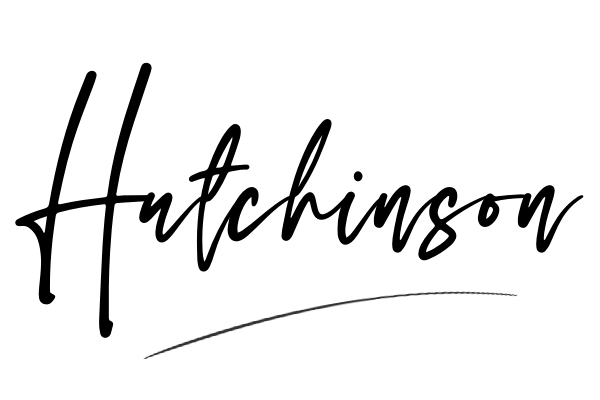 The best stylish Hutchinson name signature simple easy in English