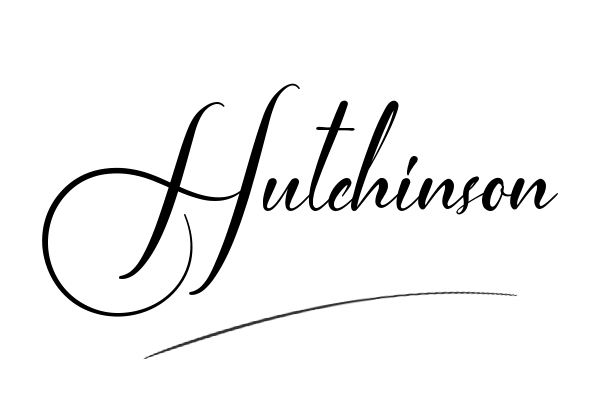 The best stylish Hutchinson name signature simple easy in English