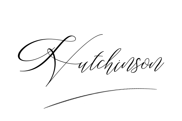 The best stylish Hutchinson name signature simple easy in English