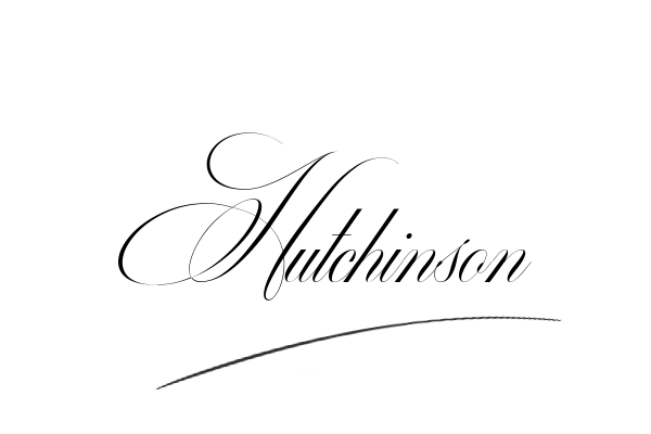 The best stylish Hutchinson name signature simple easy in English