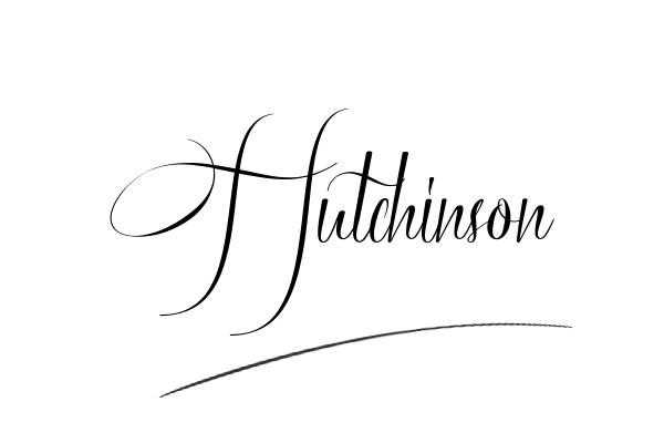 The best stylish Hutchinson name signature simple easy in English