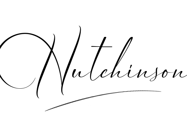 The best stylish Hutchinson name signature simple easy in English
