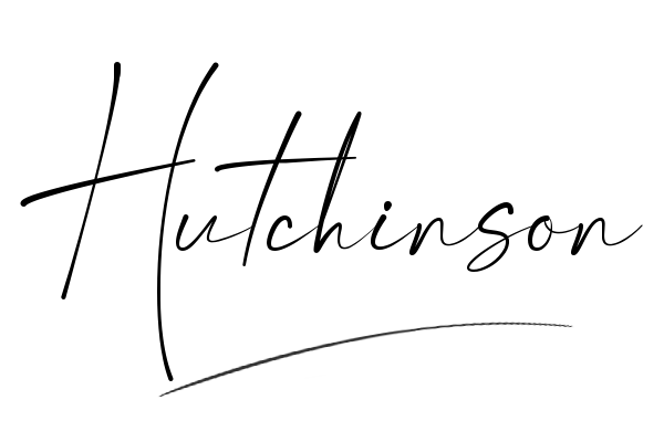 The best stylish Hutchinson name signature simple easy in English