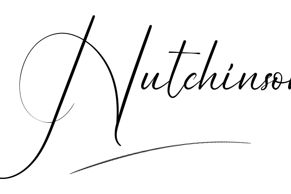 The best stylish Hutchinson name signature simple easy in English