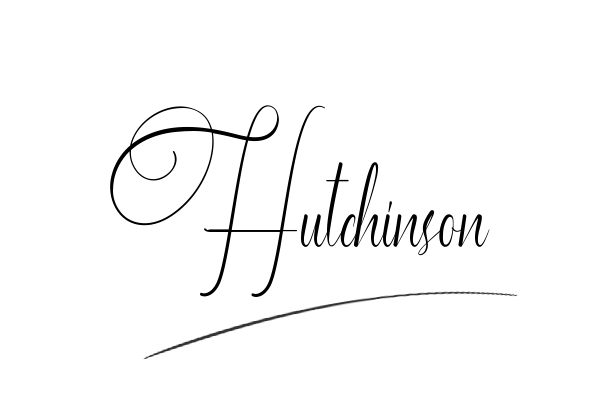 The best stylish Hutchinson name signature simple easy in English
