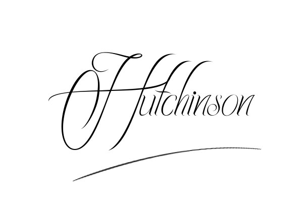 The best stylish Hutchinson name signature simple easy in English