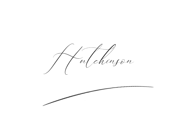 The best stylish Hutchinson name signature simple easy in English