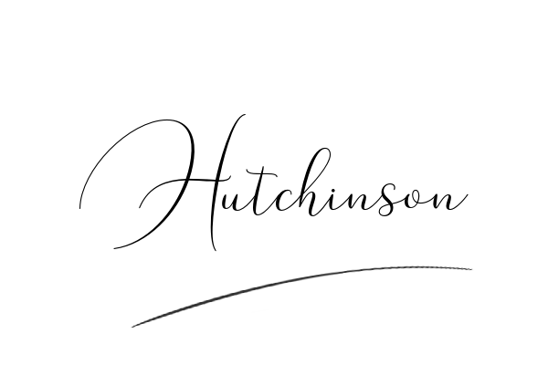 The best stylish Hutchinson name signature simple easy in English